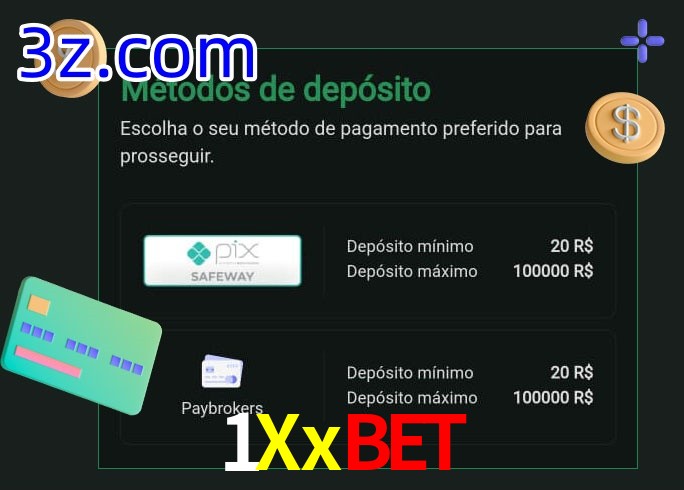 O cassino 1Xxbet oferece uma grande variedade de métodos de pagamento